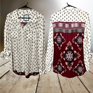 Style & Co. Button Up Blouse